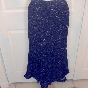 NWT Coach Silk Tiered Skirt Size 0